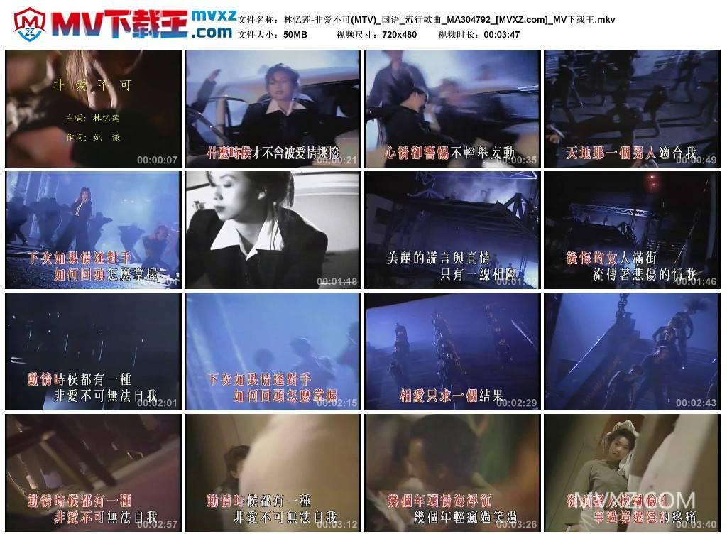 林忆莲-非爱不可(MTV)_国语_流行歌曲_MA304792